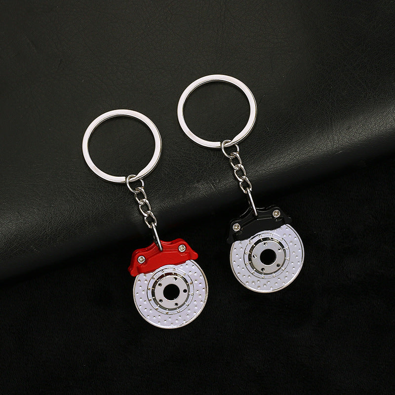 Rotating Brake Disc Shape Fidgit Keychain