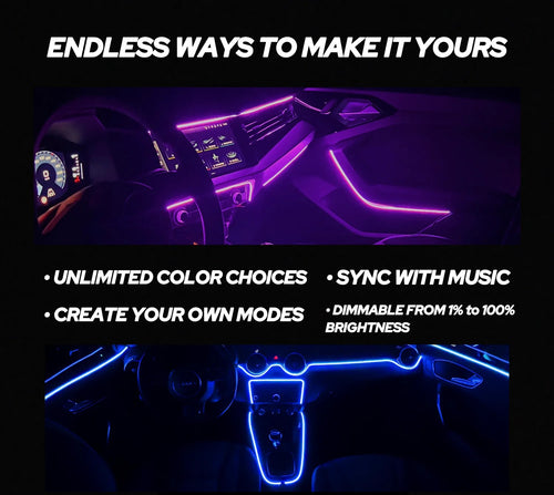 Ambient Lightning Bluetooth (110cm/43 inches each strip)