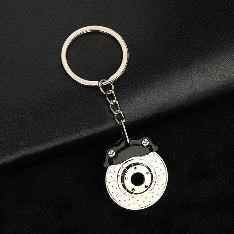 Rotating Brake Disc Shape Fidgit Keychain