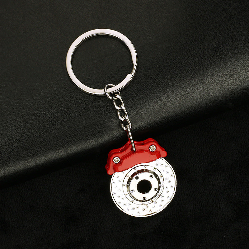 Rotating Brake Disc Shape Fidgit Keychain